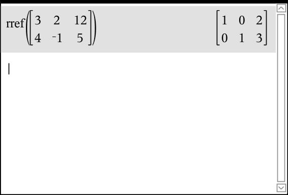 What is reduced row echelon form Example